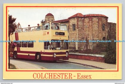 R788329 Colchester. Essex. Colchester Borough Transport Tours Bus Outside the Ca