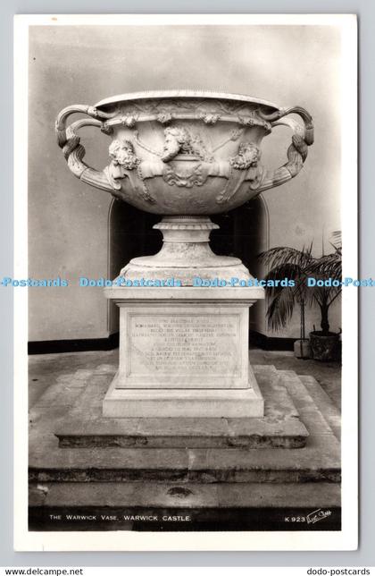 R807610 Warwick Castle. The Warwick Vase. Walter Scott. RP