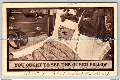 R814906 You Ought to See the Other Fellow PM Lewiston Idaho 1910