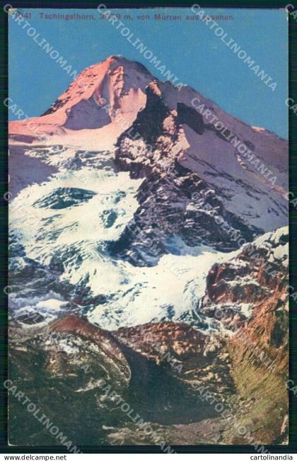 Svizzera Berna Monte Tschingelhorn cartolina MX3125