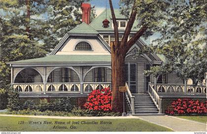 US Atlanta Georgia Wren's Nest Home of Joel Chandler Harris postcard