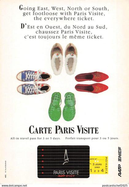 US3773 Carte Paris Visite Renseignements Transports Code Minitel advertising