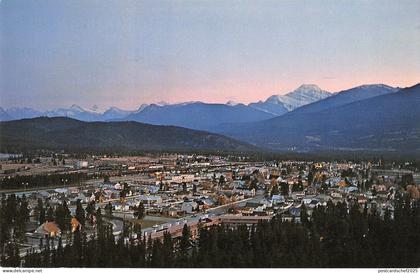 US5097 Canada Jasper Townsite Rockies Panorama