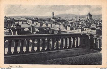 A652 Italy Firenze Florence Panorama vintage postcard