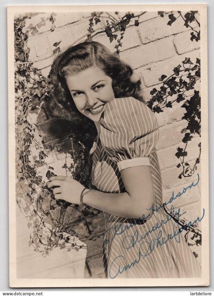 Ann Sheridan -  Photographie avec dédicace autographe originale signée