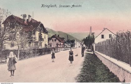 AUSTRIA - Krieglach - Strassen Ansicht - Postcard Ed.Franz Konllmüller