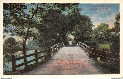 B41442 Old North Bridge Concord Mass  usa