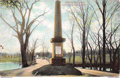 B56218 Concord Mass Saldiers Monuments   usa