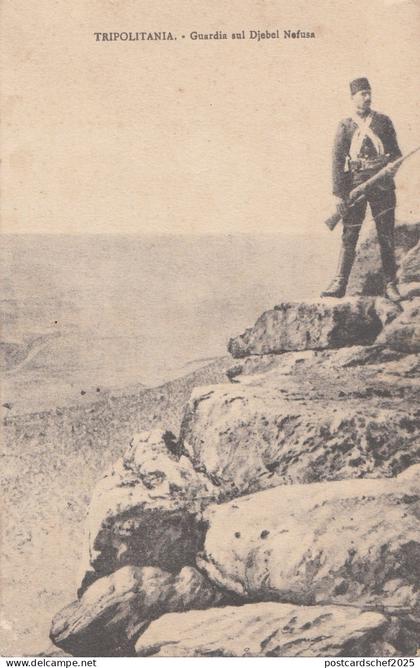 B81026 tripolitania guardia djeba nefusa military libia lybia  front/back image
