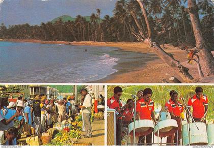 B95720 st lucia types folklore costumes  caribbean