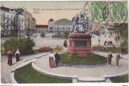 BASILEA - BASEL - SVIZZERA - SCHWEIZ - SUISSE - STRASSBURGER-DENKMAL -73835-