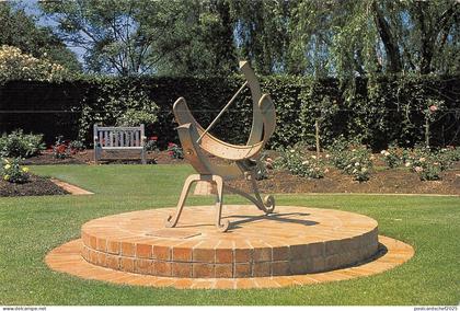 BR102004 equatorial sundial rose garden wollongong botanic garden  australia