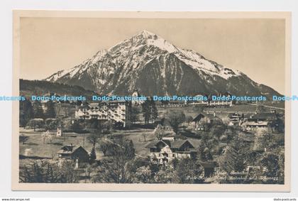 C008374 Spiez. Bahnhof. Park Hotel. Hotel Bahnhof und Schonegg. 4911. Photoglob.