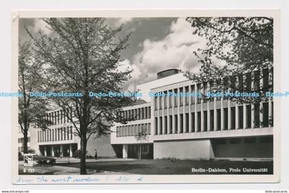 C016196 Berlin. Dahlem. Freie Universitat. Klinke. 1957