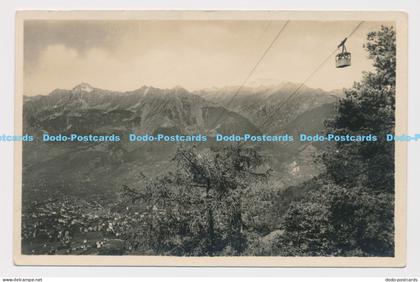 C022267 Teleferica Merano. Avelengo 1244 m. Vista di Merano. Rud Stricker