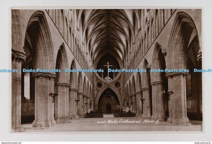 C034025 Wells Cathedral Nave E E A Sweetman Tunbridge Wells RP