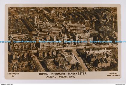 C034215 Manchester Royal Inirmary RP Aerial View Imperial Manchester