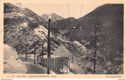 C071 France Luchon Superbagneres former vintage postcard