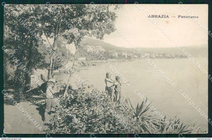Croazia Abbazia cartolina QZ9123
