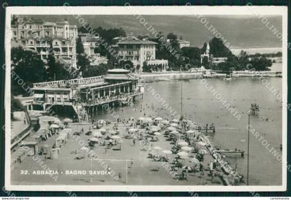 Croazia Abbazia Foto cartolina VK0031