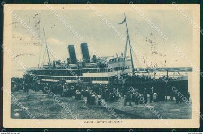 Croazia Zara Nave cartolina QT0871