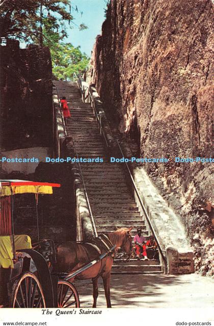 D085517 The Queen Staircase. The Bahama Islands Nassau. Plastichrome. Calypso Di