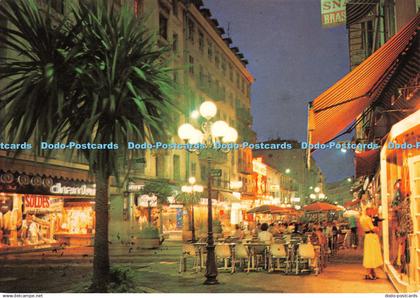 D098730 La Cote d Azur Inoubliable. Nice. Zone Pietonne la Nuit. A. Rion