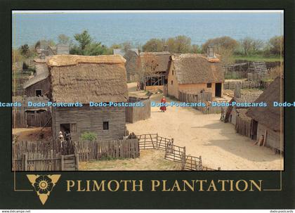 D101002 The Pilgrims Establishes Plymouth Colony on a Hill Overlooking Plymouth