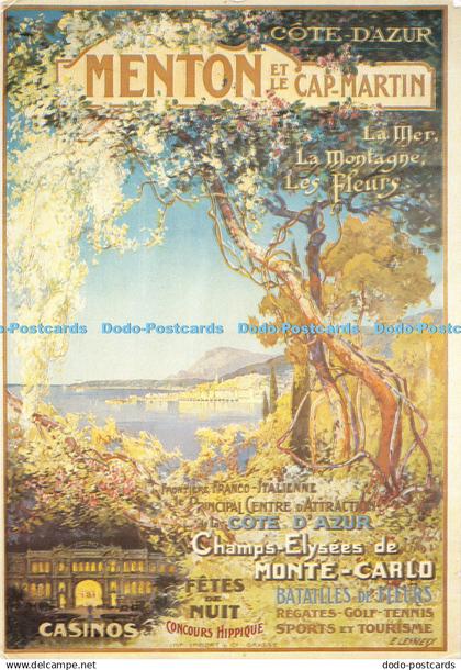D121298 Cote D Azur Menton et le Cap Martin Les Grandes Expositions de l O M A P