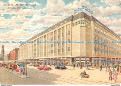 D125813 Hamburg Monckebergstrasse mit dem Karstadt Haus