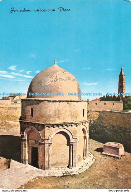 D126309 Jerusalem Ascension Place Mt of Oliver Chapel of Ascension Holy Views Pa