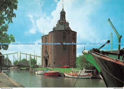 D129601 Enkhuizen Drommedaris Vroegere Zuiderpoort Gebr Spanjersberg