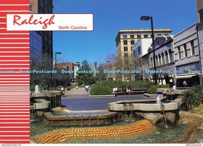 D137188 Raleigh North Carolina Fayetteville Street Mall Joe Joseph Aerial Photog