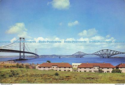 D142134 Forth Bridges from South Queensferry West Lothian Dixon