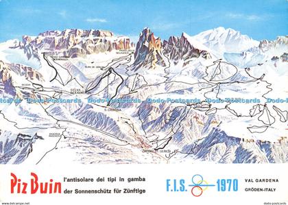 D165156 Piz Buin. Val Gardena. Groden. Offset La Commerciale Bolzano