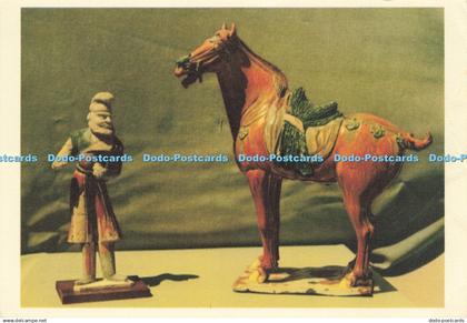 D203211 Small Statues Horse and man