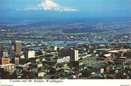 D219315 Washington Tacoma and Mt Rainier Smith Western Plastichrome Colourpictur