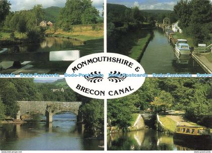 D227204 Monmouthshire and Brecon Canal Govilon Wharf Descending Llangynidr Locks