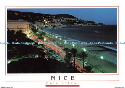 D230859 Nice Cote d Azur La Promenade des Anglais la Nuit Mar