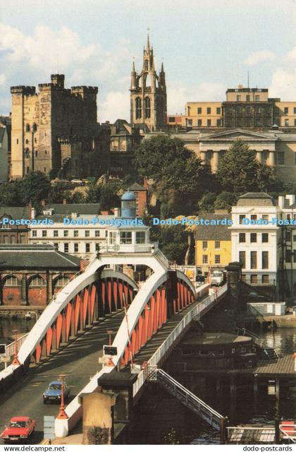 D245388 Newcastle Upon Tyne Swing Bridge and City From the South Newcastle Upon