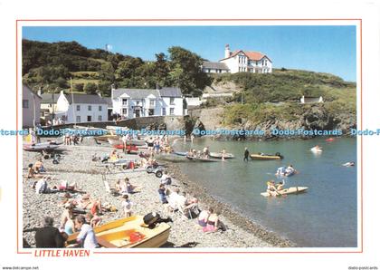 D246327 Pembrokeshire Little Haven Pembrokeshire Eye Postcards Haven Colourprint
