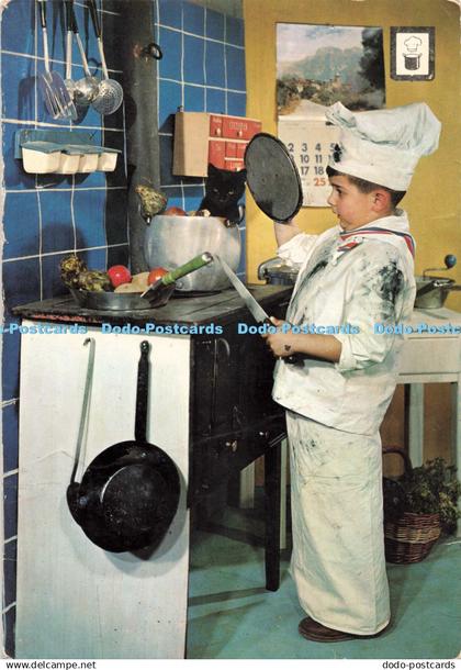 D248883 Coleccion Profesiones Cocinero Fisa Escudo de Oro 1970