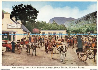 D250886 Ireland Killarney Gap of Dunloe Irish Jaunting Cars at Kate Kearney Cott