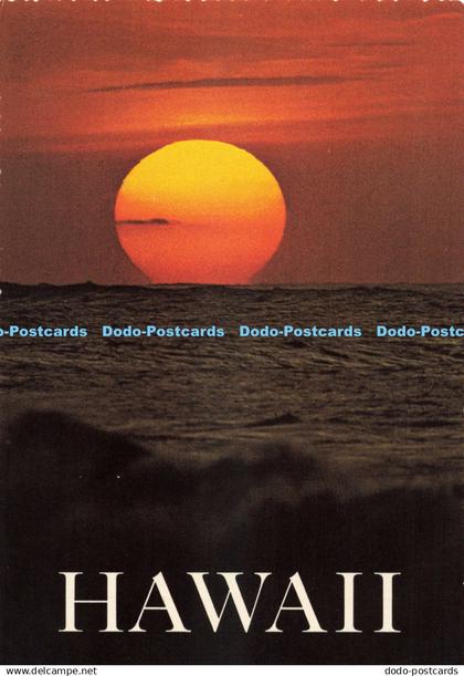 D259187 Hawaii A Golden Hawaiian Sun Sets at Oahu North Shore Hawaiian Service M