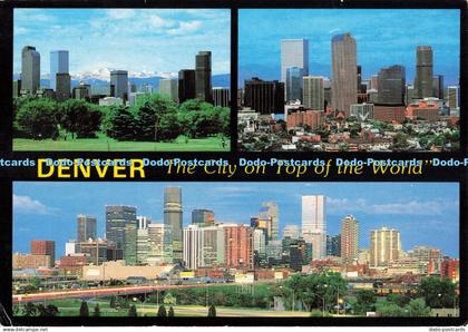 D267584 Denver The City of Top of the World Panoramic View of Denver From City P