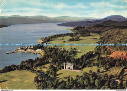 D289742 Argyllshire. Inveraray Castle. Valentine. Scots Pictorial Series. 1968