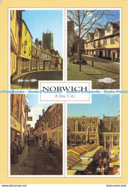 D289827 Norwich. A Fine City. Princes Street. New Image. Norwich. England. Multi