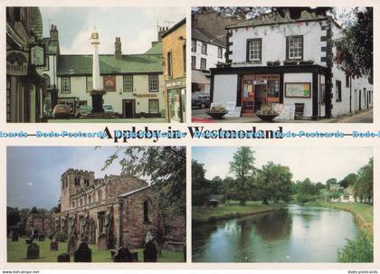 D298379 Appleby in Westmorland. Bottom Cross from Bridge Street. Tourist Informa
