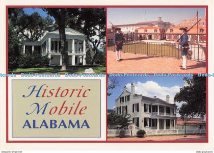 D299847 Alabama. Historic Mobile. Ocean Springs. Plastichrome. Multi View