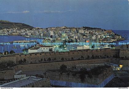 D300048 Ceuta Nocturnal Partial View Garcia Garrabella